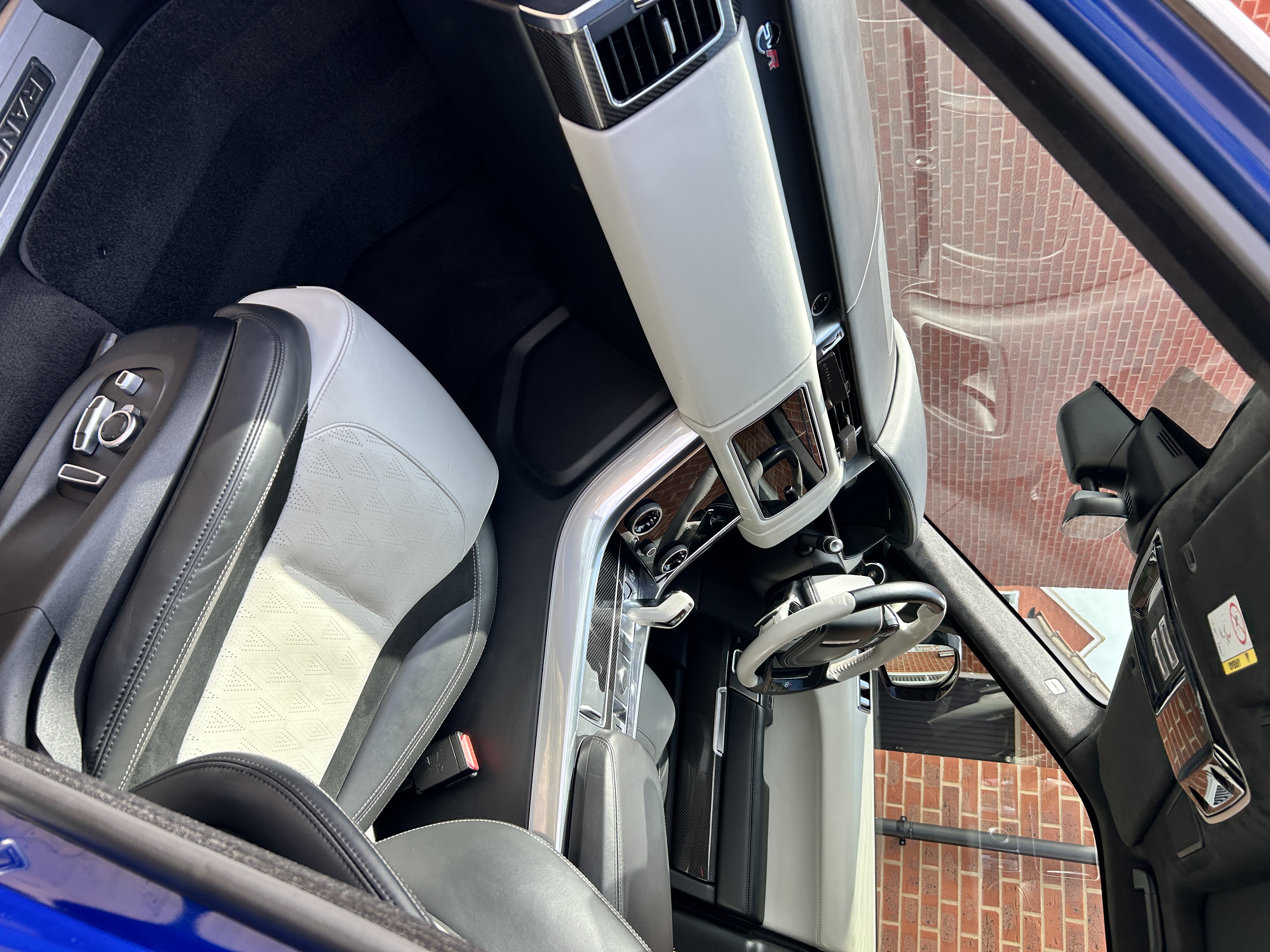 Water beading on ceramic coated car